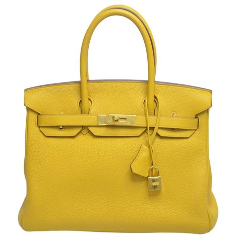 hermes birkin jaune